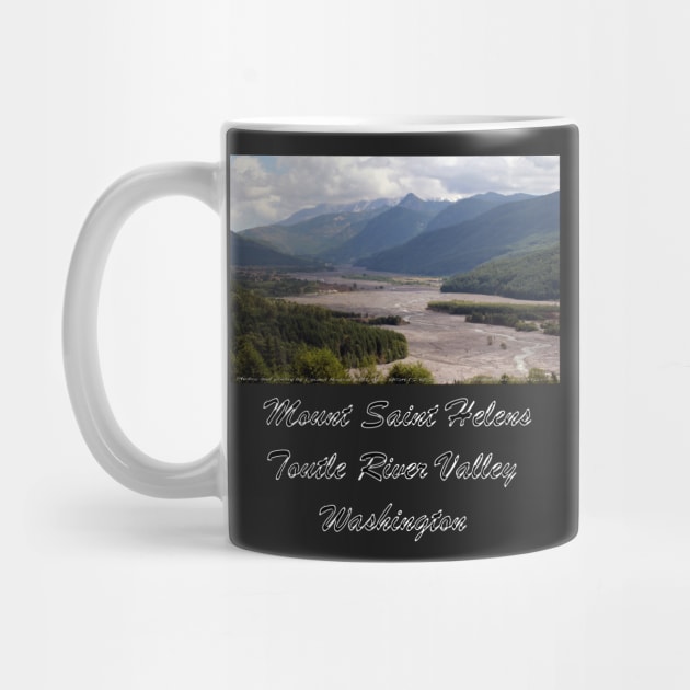 Toutle River Valley, Mount St Helens ash & debris by DlmtleArt